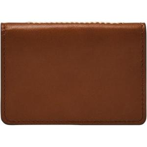 imageFossil Mens Leather Slim Minimalist Card Case Front Pocket WalletWestover Brown Bifold