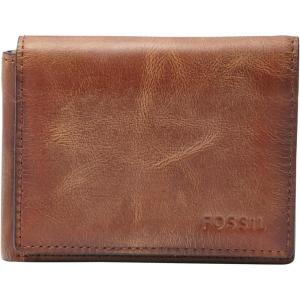 imageFossil Mens Leather Trifold Wallet for MenDerrick Brown