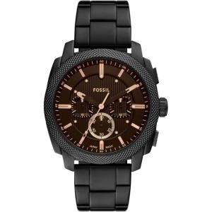 imageFossil Mens Machine Chronograph Stainless Steel WatchBlack Bracelet