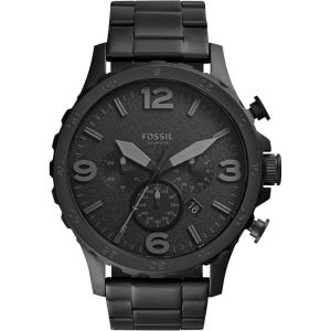imageFossil Mens Nate Quartz Stainless Steel Chronograph WatchBlack