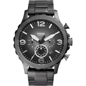 imageFossil Mens Nate Quartz Stainless Steel Chronograph WatchSmoke Gray