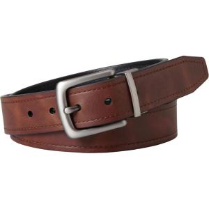 imageFossil Mens Reversible BlackBrown Leather BeltParker BrownBlack