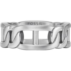 imageFossil Mens Stainless Steel RingHeritage Silver