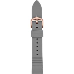 imageFossil Stainless Steel Interchangeable Watch Band StrapGray SiliconeRose Gold
