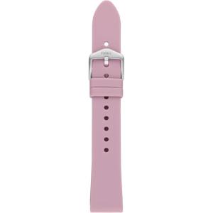 imageFossil Stainless Steel Interchangeable Watch Band StrapPurple SiliconeSilver