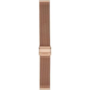 imageFossil Stainless Steel Interchangeable Watch Band StrapRose Gold Mesh