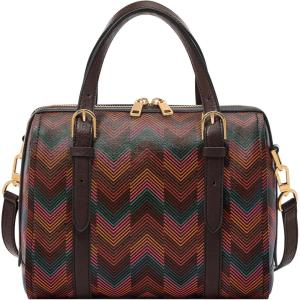 imageFossil Womens Carlie Satchel HandbagHarlow Multi Print