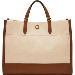 imageFossil Womens Gemma Tote BagNaturalMedium Brown Large