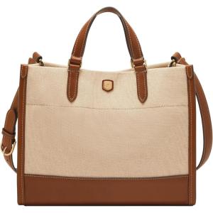 imageFossil Womens Gemma Tote BagNaturalMedium Brown Small