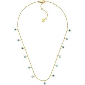 imageFossil Womens GoldTone Stainless Steel Pendant Chain Necklace for WomenGold Evil Eye
