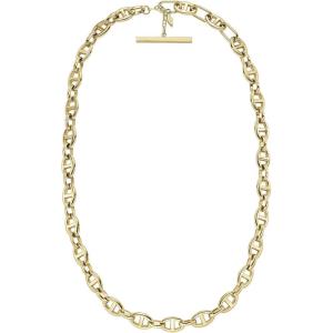 imageFossil Womens GoldTone Stainless Steel Pendant Chain Necklace for WomenGold Heritage Large Anchor Chain