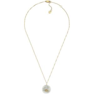 imageFossil Womens GoldTone Stainless Steel Pendant Chain Necklace for WomenSutton MOP Evil Eye