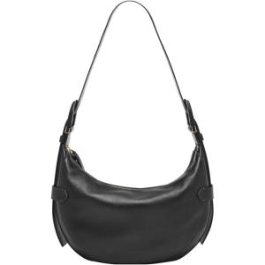 imageFossil Womens Harwell Leather Hobo Purse Handbag for WomenBlack