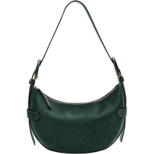 imageFossil Womens Harwell Leather Hobo Purse Handbag for WomenViridian Suede