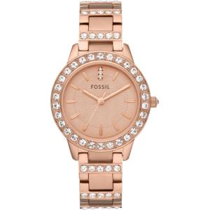 imageFossil Womens Jesse Quartz Stainless Steel ThreeHand WatchRose Gold