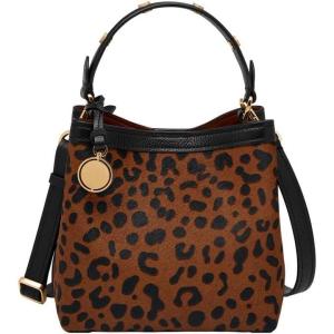 imageFossil Womens Jessie Shoulder BagBlackLeopard Haircalf