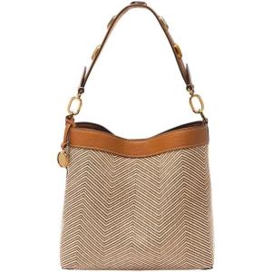 imageFossil Womens Jessie Shoulder BagChevron Straw