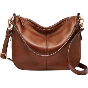 imageFossil Womens Jolie Leather Crossbody Purse Handbag for WomenBrown