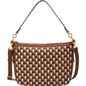 imageFossil Womens Jolie Leather Crossbody Purse Handbag for WomenNeutral Woven