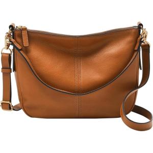 imageFossil Womens Jolie Leather Crossbody Purse Handbag for WomenSaddle