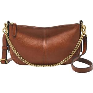 imageFossil Womens Jolie Leather Small Shoulder Bag Purse Handbag for WomenBrown W Chain