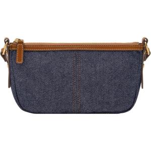 imageFossil Womens Jolie Leather Small Shoulder Bag Purse Handbag for WomenDenim