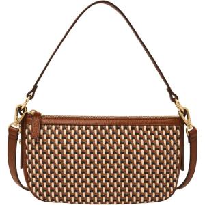 imageFossil Womens Jolie Leather Small Shoulder Bag Purse Handbag for WomenNeutral Woven