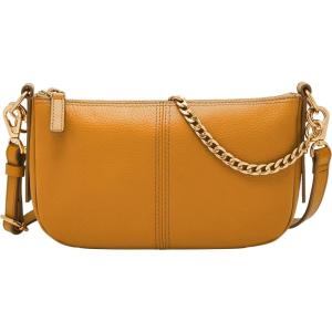 imageFossil Womens Jolie Leather Small Shoulder Bag Purse Handbag for WomenOchre