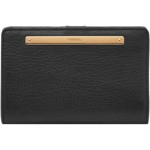 imageFossil Womens Liza Multifunction Bifold WalletBlack W Gold