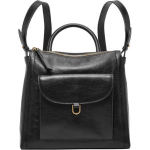 imageFossil Womens Parker Leather Convertible Backpack Purse Handbag for WomenBlack