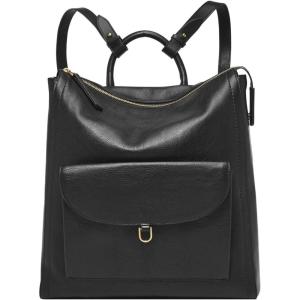 imageFossil Womens Parker Leather Convertible Backpack Purse Handbag for WomenBlack W Outer Pocket