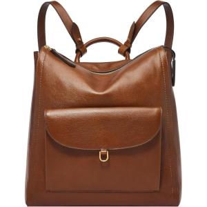 imageFossil Womens Parker Leather Convertible Backpack Purse Handbag for WomenBrown W Outer Pocket
