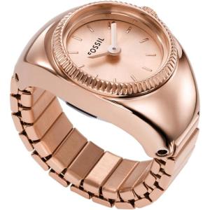 imageFossil Womens Quartz Stainless Steel TwoHand Watch RingRose Gold