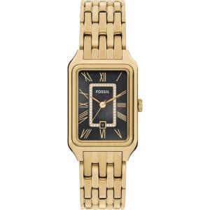 imageFossil Womens Raquel Quartz Stainless Steel ThreeHand WatchGoldBlack