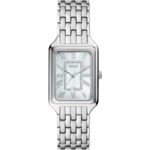 imageFossil Womens Raquel Quartz Stainless Steel ThreeHand WatchSilverMother of Pearl