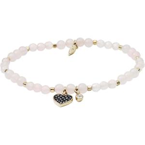 imageFossil Womens Rose GoldTone Stainless Steel Chain or Beaded Bracelet for WomenRose Gold Quartz