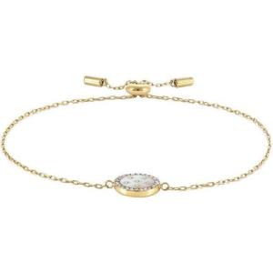 imageFossil Womens Stainless Steel Chain BraceletGold Class MOP