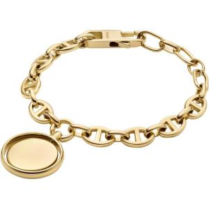 imageFossil Womens Stainless Steel Chain BraceletHeritage Pendant