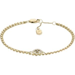 imageFossil Womens Stainless Steel Chain BraceletSutton Evil Eye