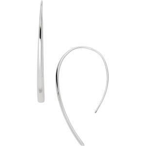 imageFossil Womens Stainless Steel DangleDrop or Hoop Earrings for WomenSilver Drops