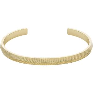 imageFossil Womens Stainless Steel GoldTone Bangle BraceletHarlow Gold Linear Bangle
