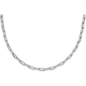 imageFossil Womens Sterling Silver or SilverTone Stainless Steel Pendant Chain Necklace for WomenHeritage Chain