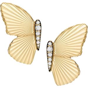 imageFossil Womens Sterling Silver or Stainless Steel Stud Earrings for WomenGold Butterfly