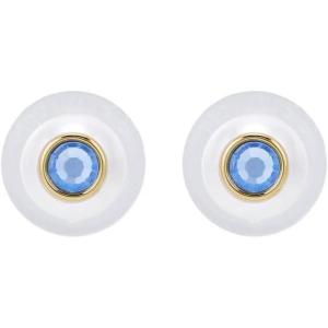 imageFossil Womens Sterling Silver or Stainless Steel Stud Earrings for WomenGoldBlue Bright Bauble