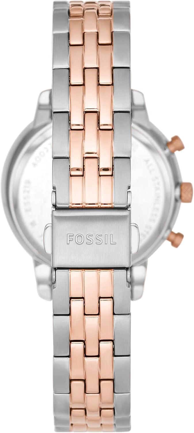 imageFossil Womens Neutra Quartz Stainless Steel Chronograph WatchRose GoldSilver