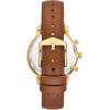 imageFossil Womens Neutra Quartz Stainless Steel Chronograph WatchBrown LeatherGold