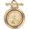 imageFossil Womens Scarlette ThreeHand GoldTone Stainless Steel Watch Brooch