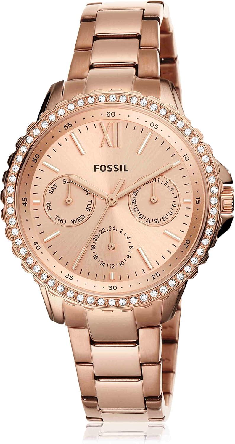 imageFossil Womens Izzy Quartz Stainless Steel Multifunction WatchRose Gold