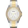 imageFossil Womens Riley Stainless Steel Multifunction Watch2T SilverGold