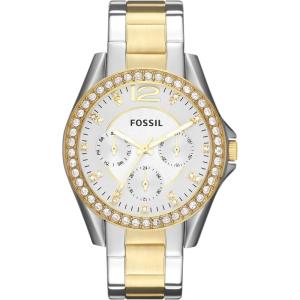 imageFossil Womens Riley Stainless Steel Multifunction Watch2T SilverGold